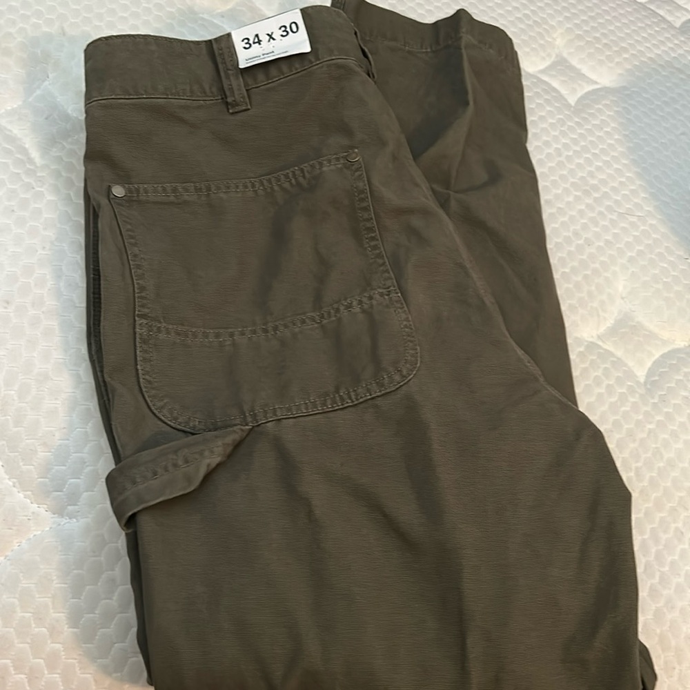 Alpine Design Olive Cargo Pants for Men